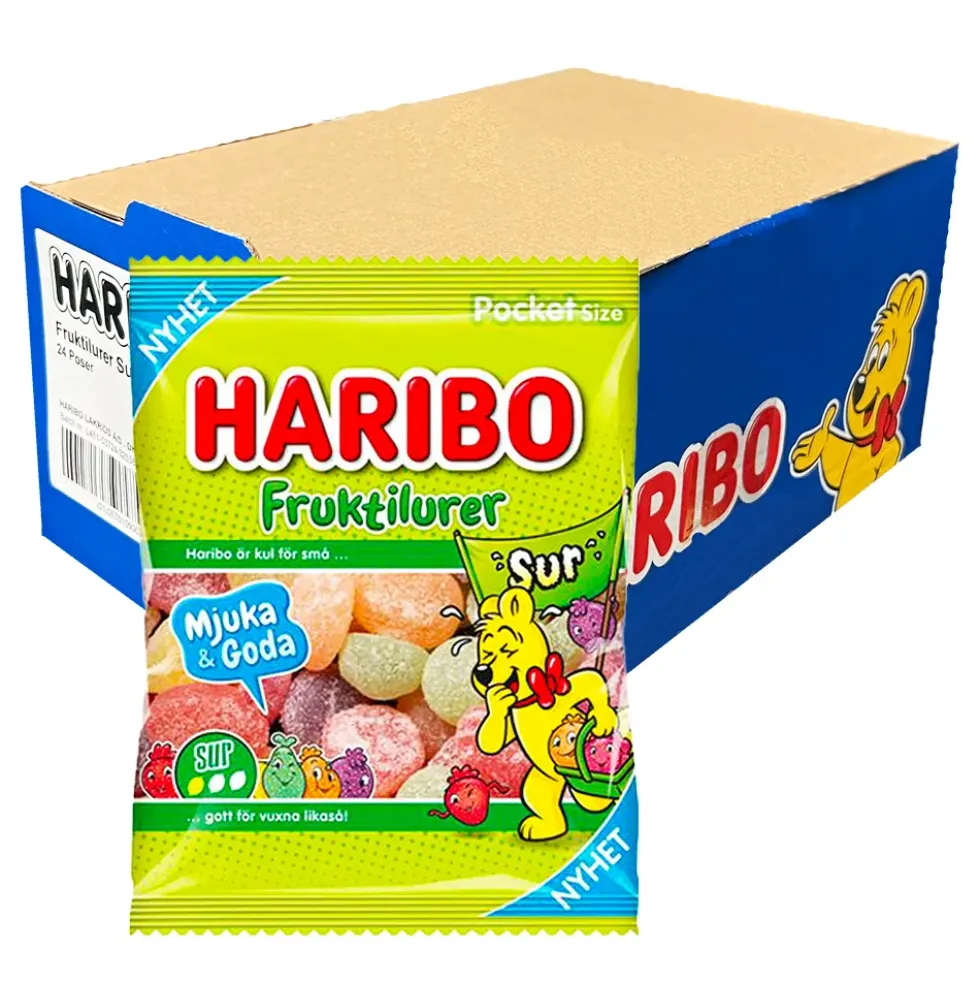 Haribo Fruktilurer Sur Storpack