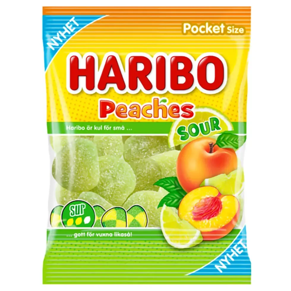 Haribo Sura Persikor