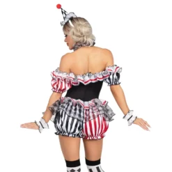 Harlequin Clown Deluxe Maskeraddräkt