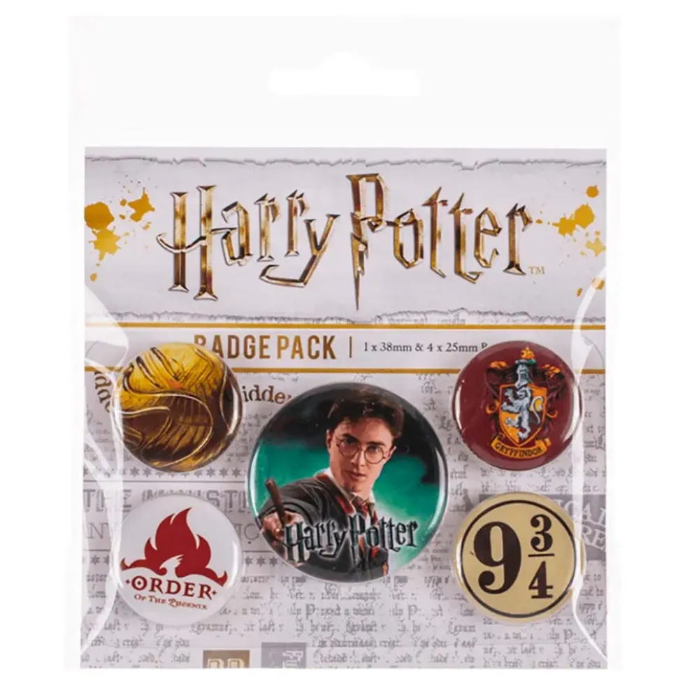 Harry Potter Gryffindor Knappar
