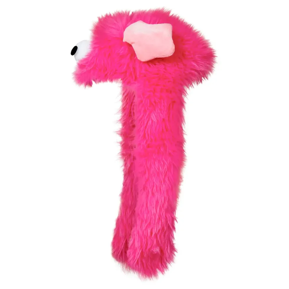 Hatt Fluffigt Monster Rosa