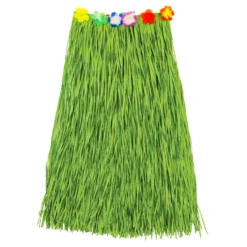 Hawaiikjol med Blommor Grön