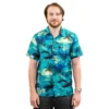 Hawaiiskjorta Herr Turkos