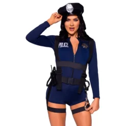 Het Polis Deluxe Maskeraddräkt