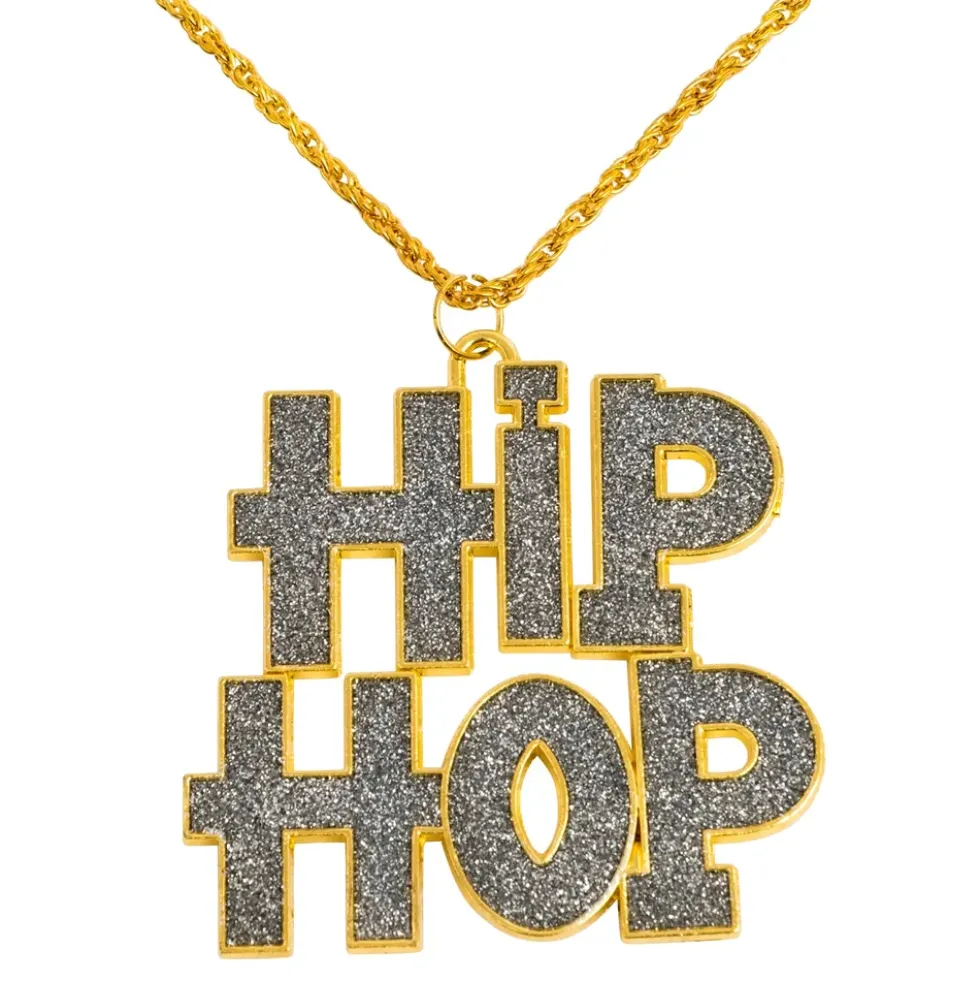Hip Hop Halsband Guld