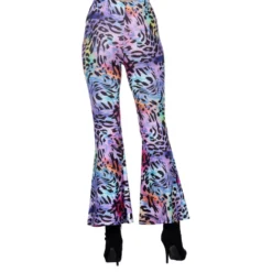 Hippie Byxor Leopard Flerfärgade