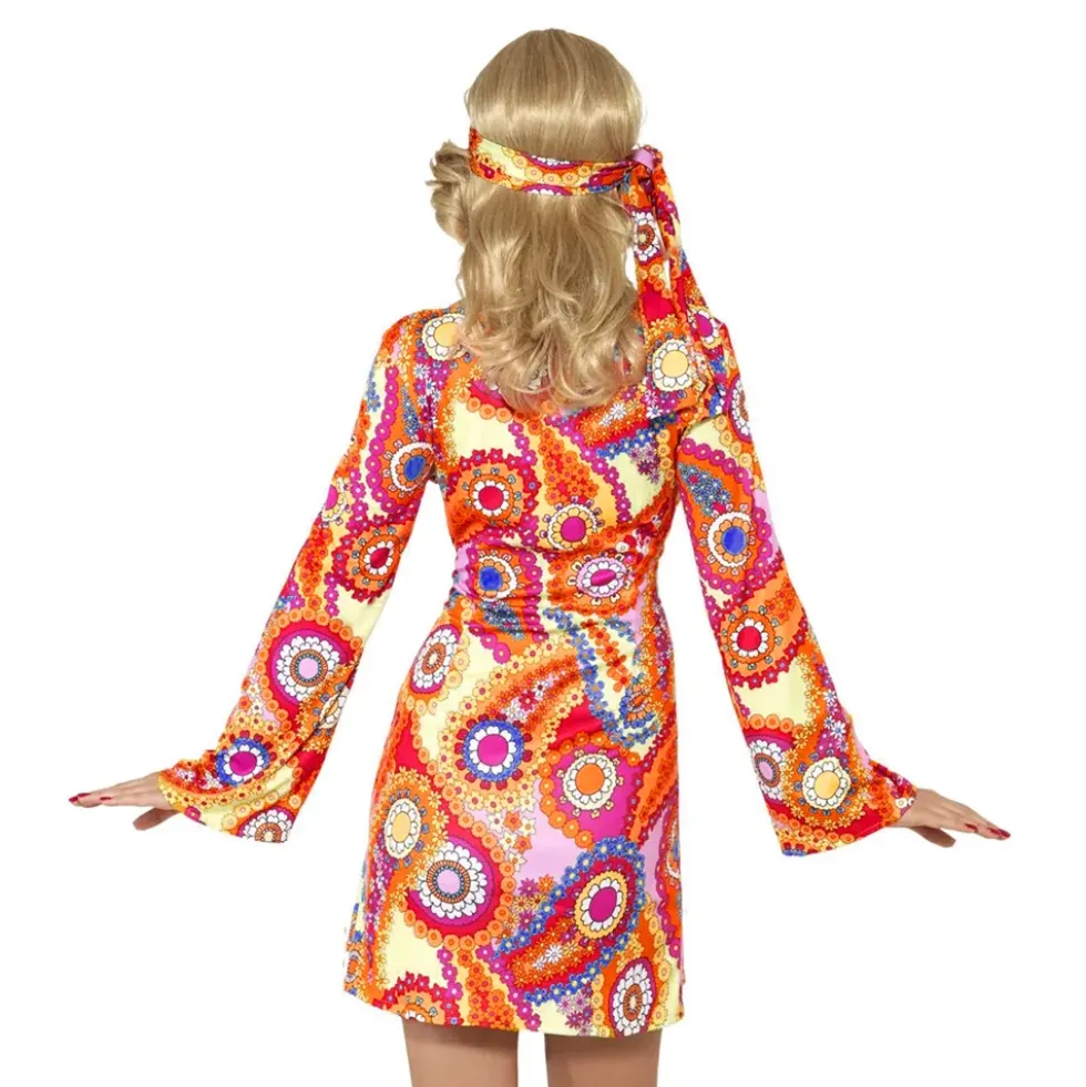Hippie Flerfärgad Maskeraddräkt