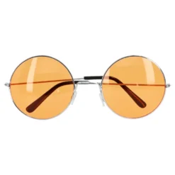 Hippieglasögon Stora Orange