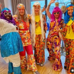 Hippie Kvinna Maskeraddräkt