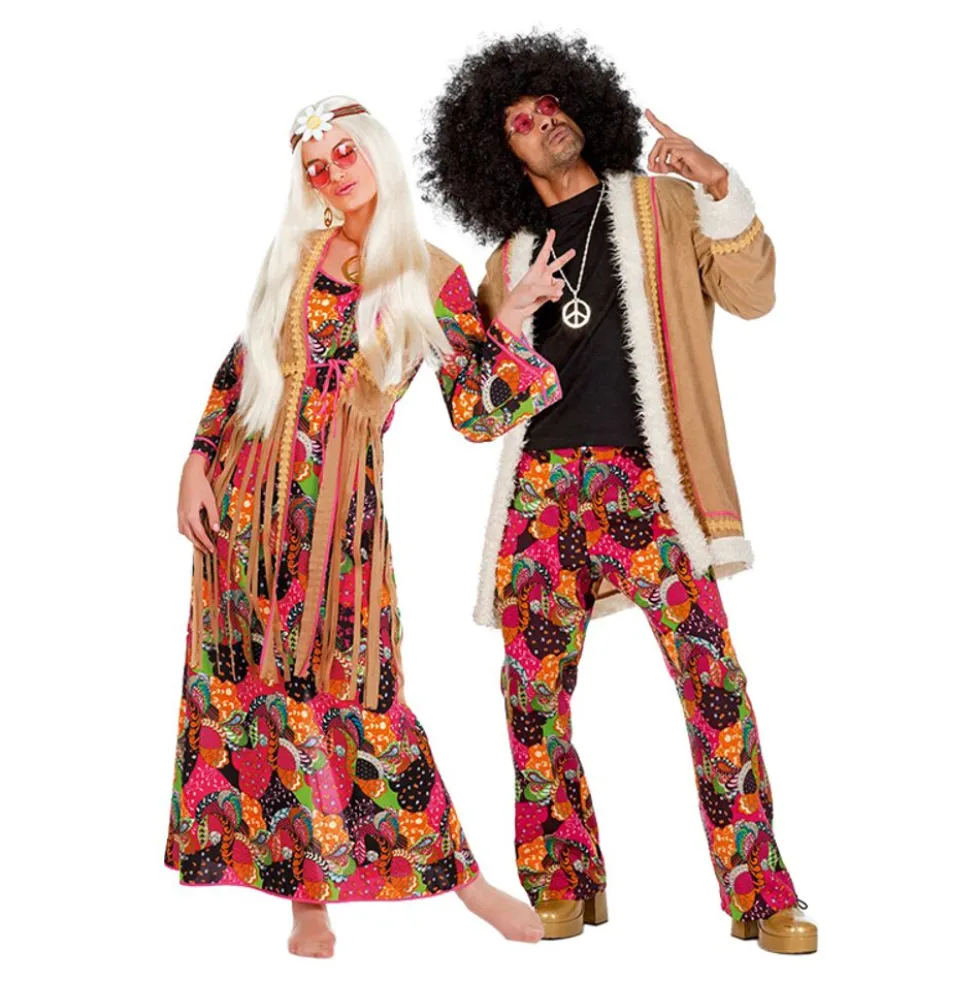 Hippie Långklänning Maskeraddräkt