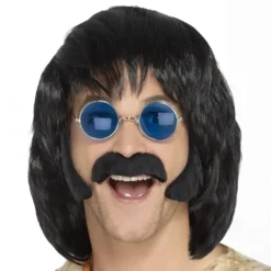 Hippie Polisonger & Mustasch Svart
