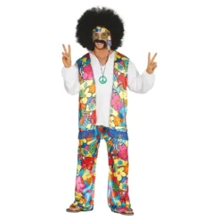 Hippie Regnbågsfärgad Maskeraddräkt