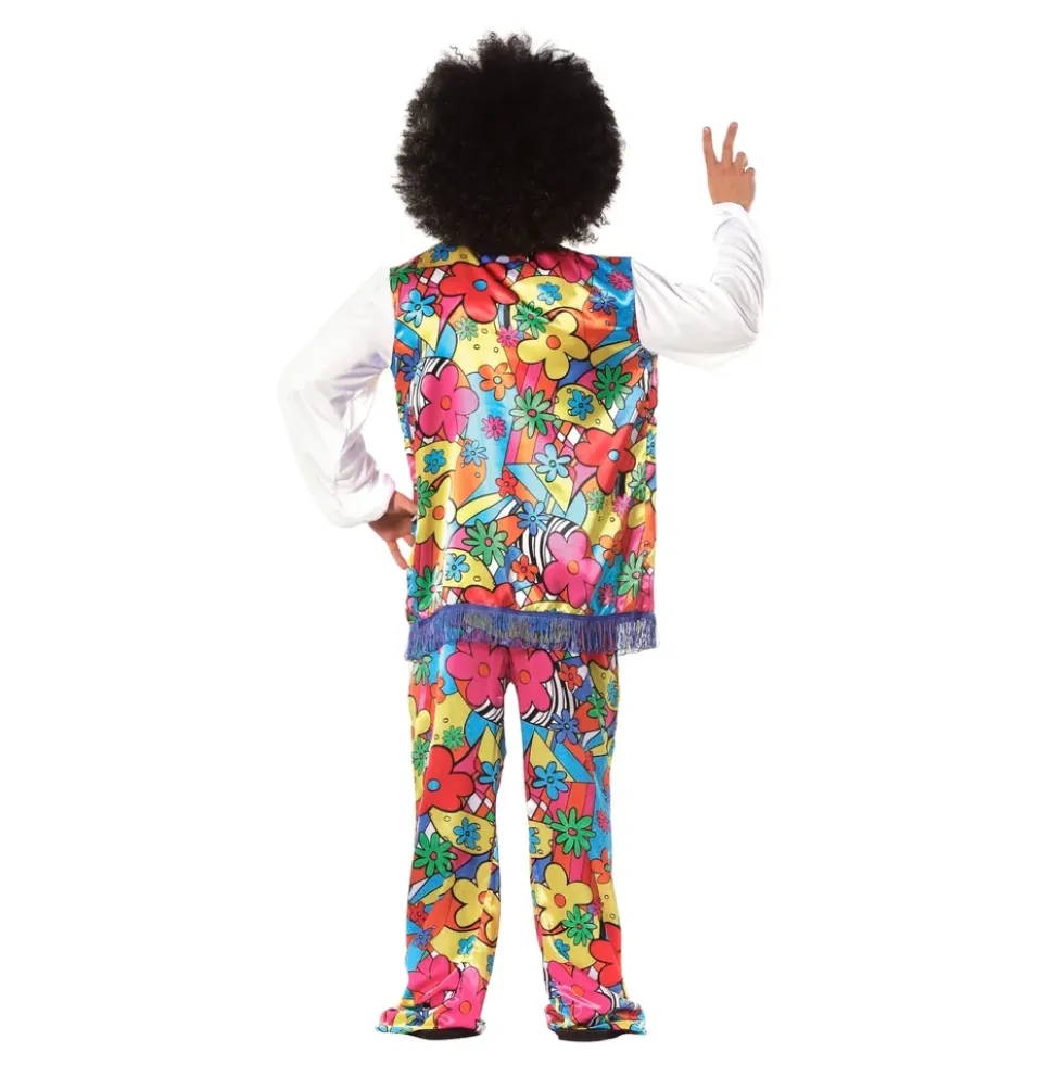 Hippie Regnbågsfärgad Maskeraddräkt