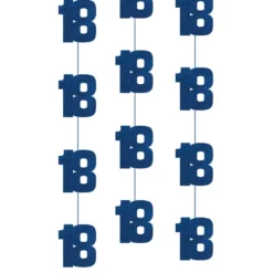 Hängande Dekorationer 18 Blå