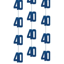 Hängande Dekorationer 40 Blå