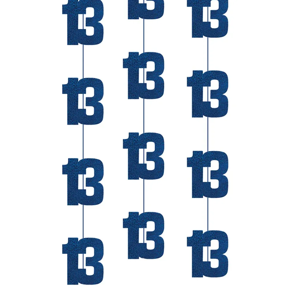 Hängande Dekorationer 13 Blå