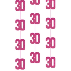 Hängande Dekorationer 30 Rosa