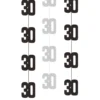 Hängande Dekorationer 30 Svart/Silver