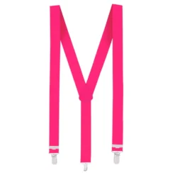 Hängslen Neonrosa
