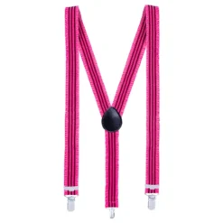 Hängslen Volanger UV Neonrosa