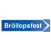 Hänvisningsskylt Bröllopsfest