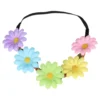 Hårband Blommor Pastell