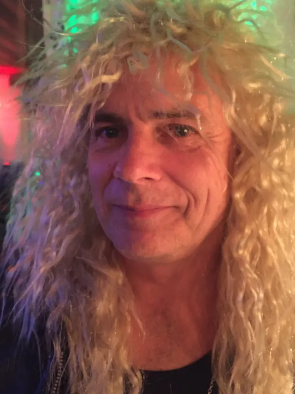 Hårdrockare Blond Peruk