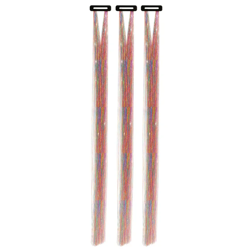 Hårförlängning Glitter Multi
