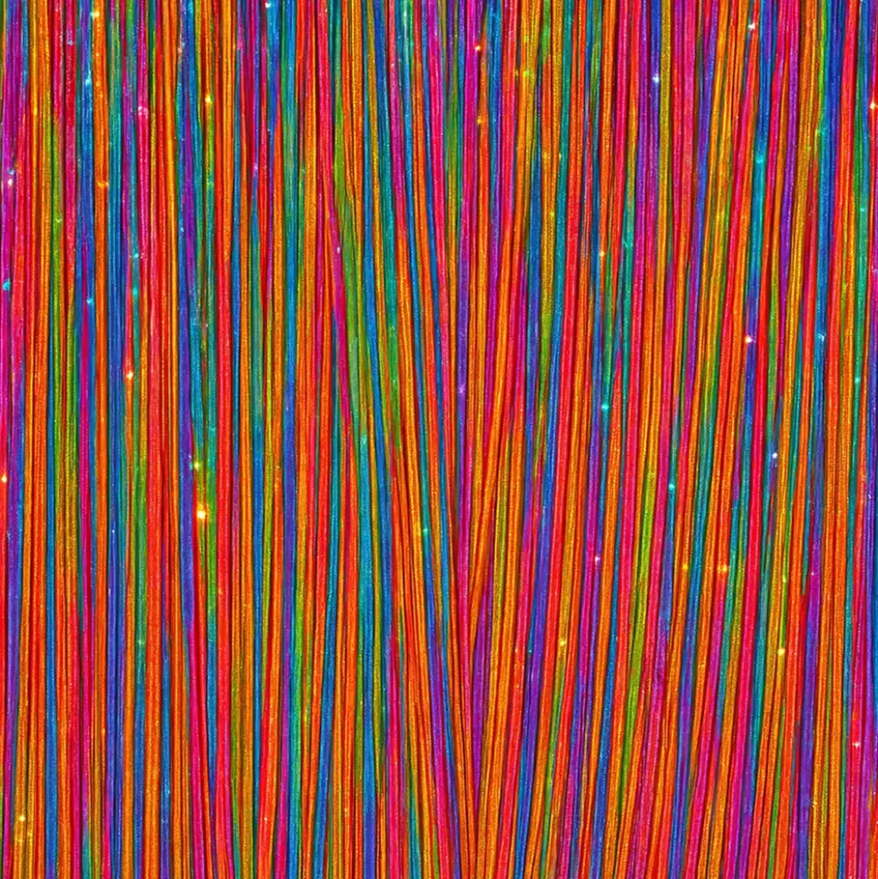 Hårförlängning Glitter Multi