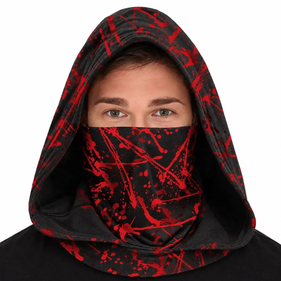 Huva med Mask Blodig
