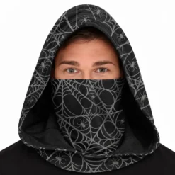 Huva med Mask Spindelnät