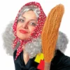 Häxa Peruk med Scarf