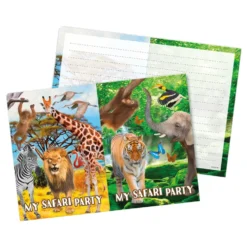Inbjudningskort Safari Party