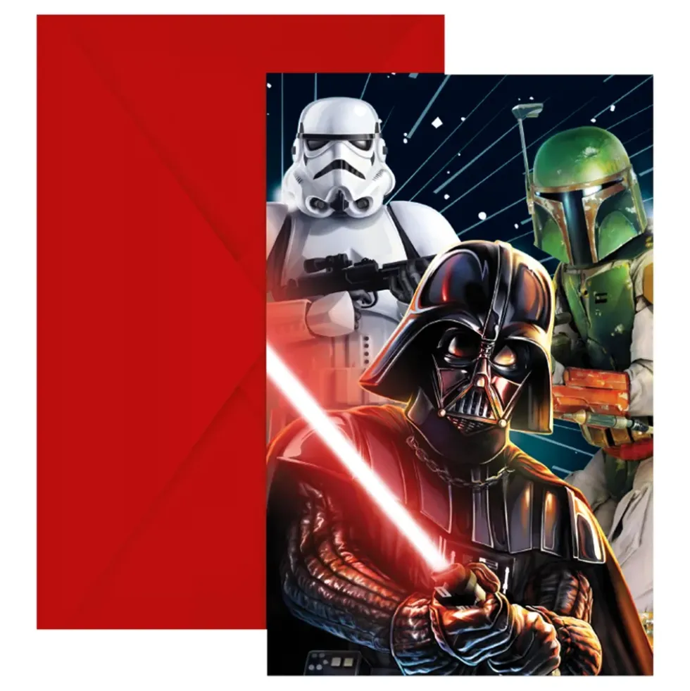 Inbjudningskort Star Wars