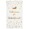Inbjudningskort Studenten Guld