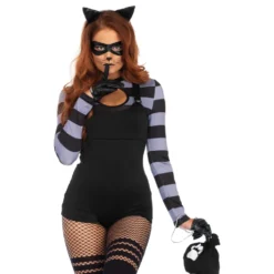 Inbrottstjuv Katt Deluxe Maskeraddräkt