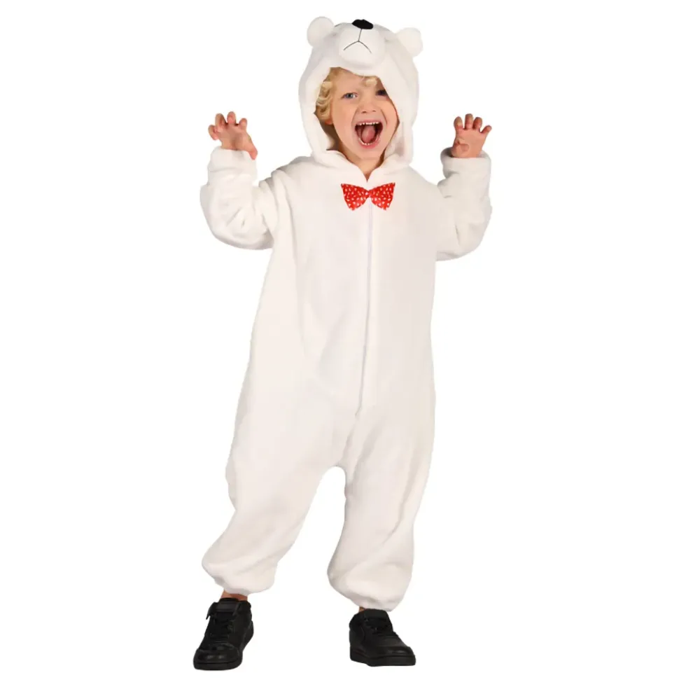 Isbjörn Onesie Barn Maskeraddräkt