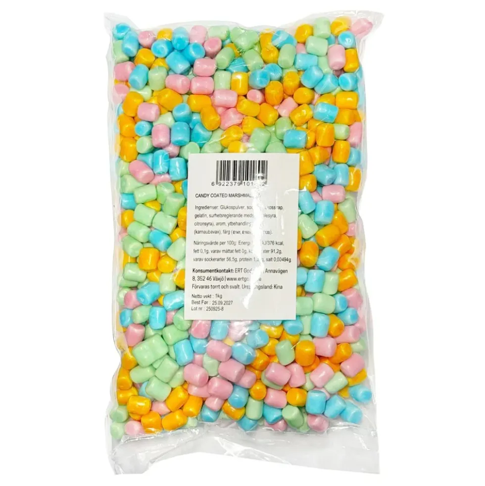 Jellioo Candy Coated Marshmallow Barell Storpack