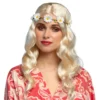 Joy Blond Peruk med Pannband