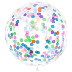 Jätteballong med Konfetti