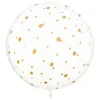 Jätteballong Transparent Prickig