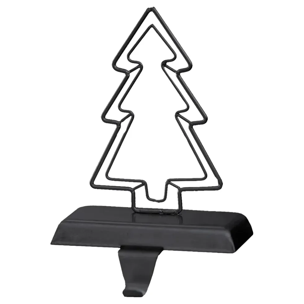 Julgran Dekoration med Krok Svart
