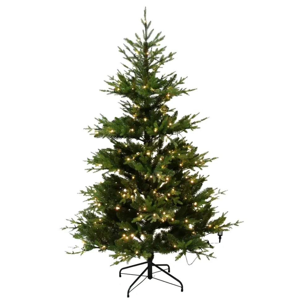 Julgran i Plast med LED-belysning