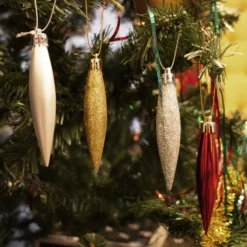Julgranshängen Droppe Röd