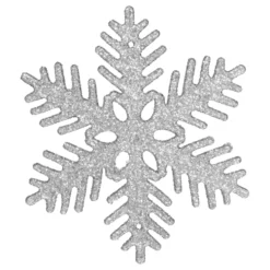 Julgranshängen Snöflinga Silver