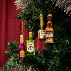 Julgranshänge Vin- & Spritflaska