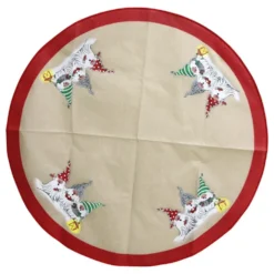 Julgransmatta med Tomtar