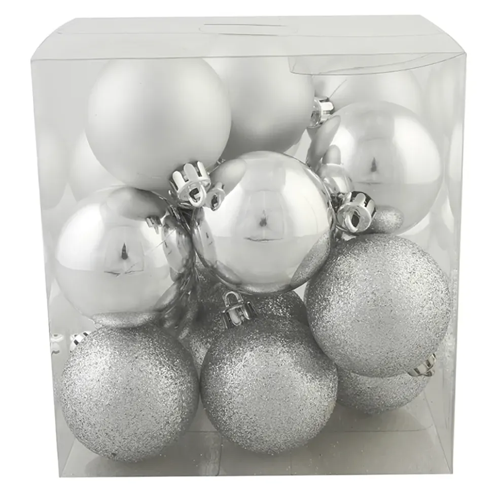 Julkulor Runda Silver
