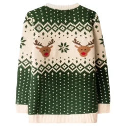 Julren Retro Grön Jultröja för Barn