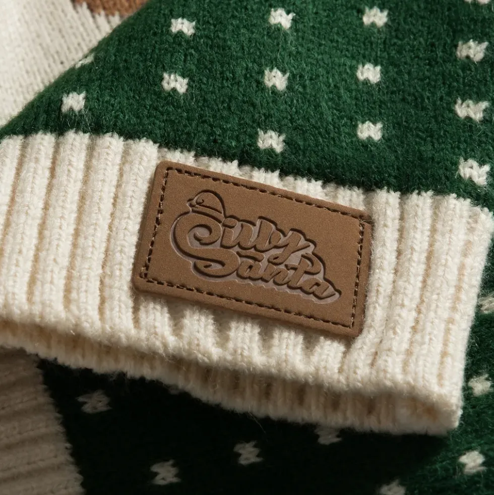 Julren Retro Grön Jultröja för Barn